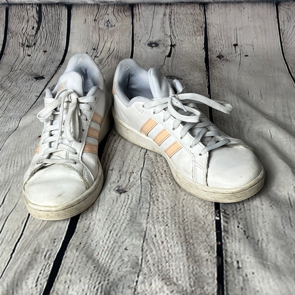 adidas White and Cream Sneakers